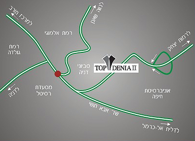 טופ דניה 1 - מפה